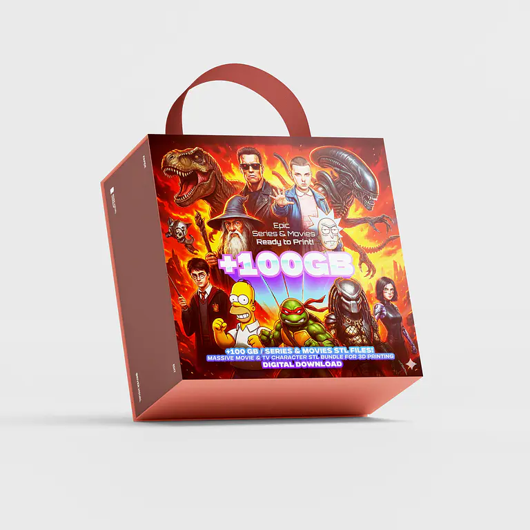 MegaPack +100GB STL inspirados en Series y Movies 1