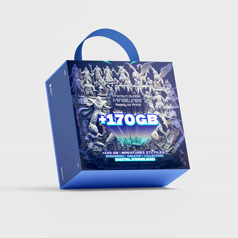 MegaPack +200GB STL Miniaturas y Tabletop 1