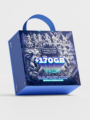 Mega Pack +170GB Archivos STL Miniaturas Fantasía – Wargaming, RPG y Coleccionismo 3D