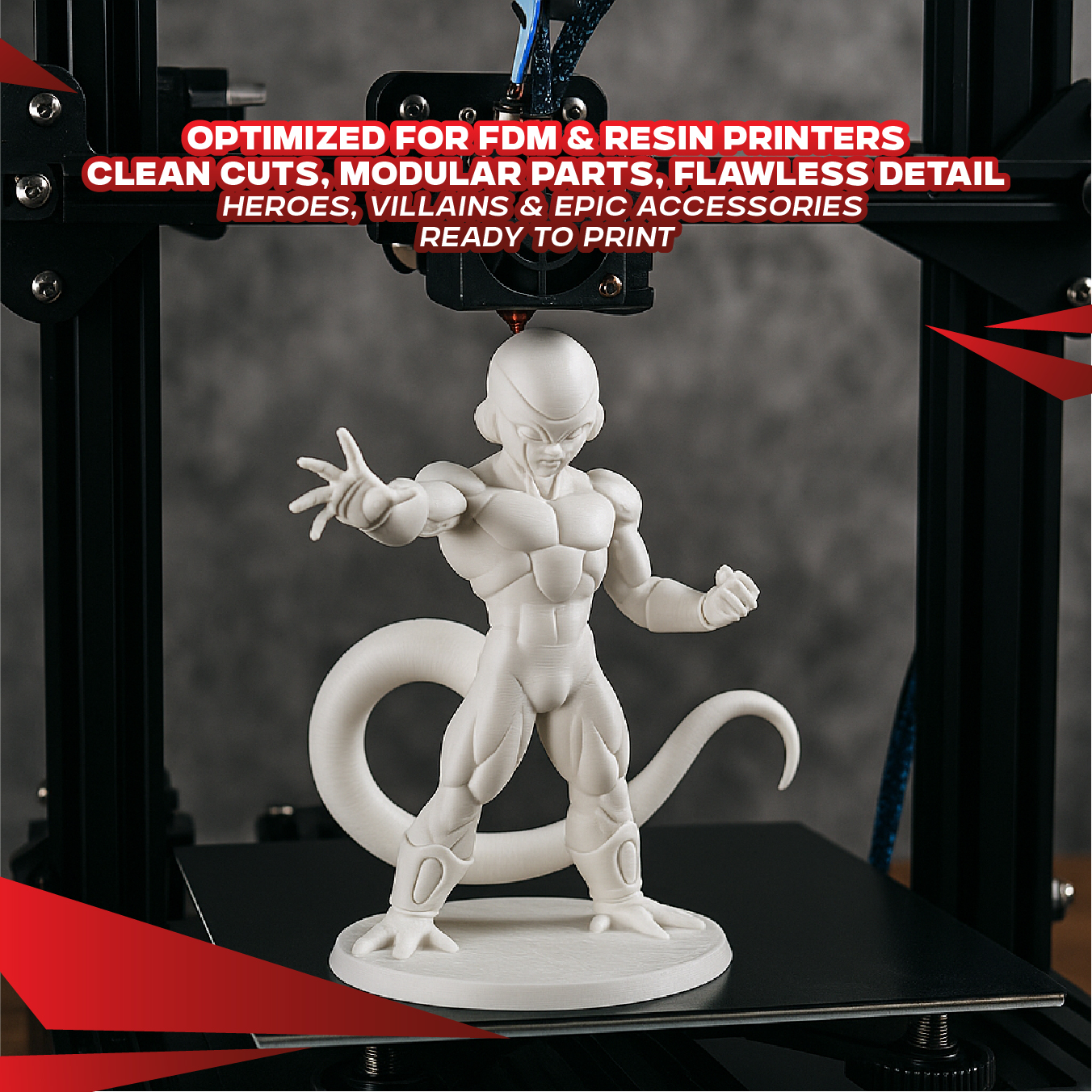 Mega Bundle +100GB STL Guerreros Anime y Luchadores Energéticos – Colección para Impresión 3D 3