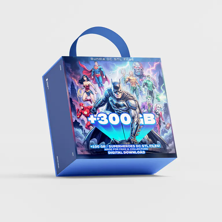 MegaPack +300GB STL inspirados en DC comics 1