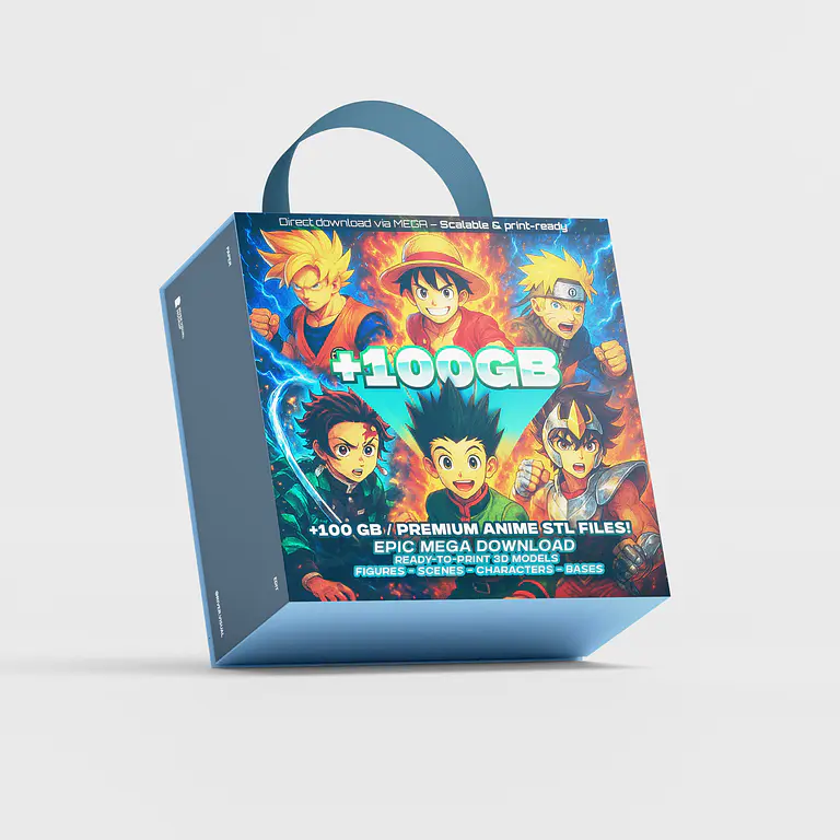 MegaPack +300GB STL inspirados en Anime 1