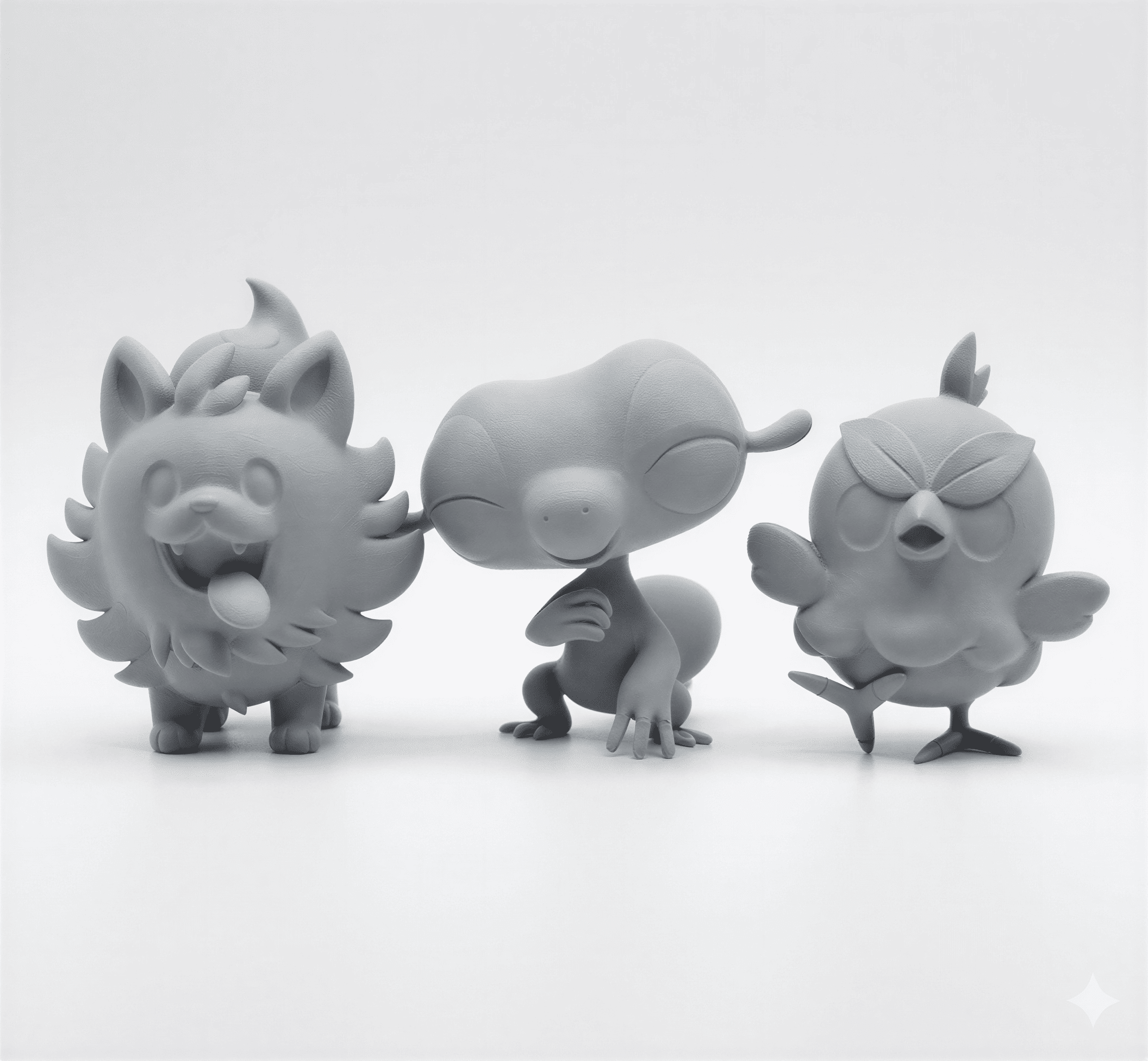 Iniciales 10° Generación - Pombon Browt Gecqua STL & OBJ - Descarga Digital 2