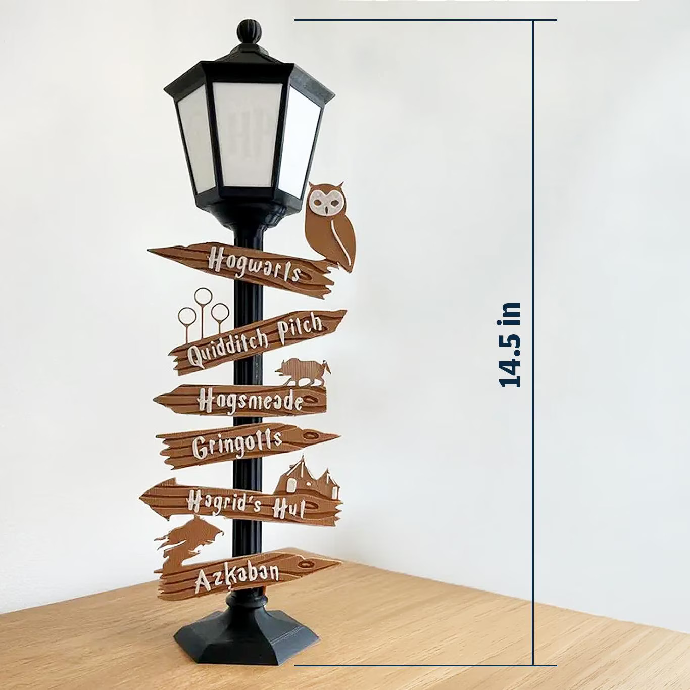 Lámpara inspiración saga HP - magos y fantasía  3