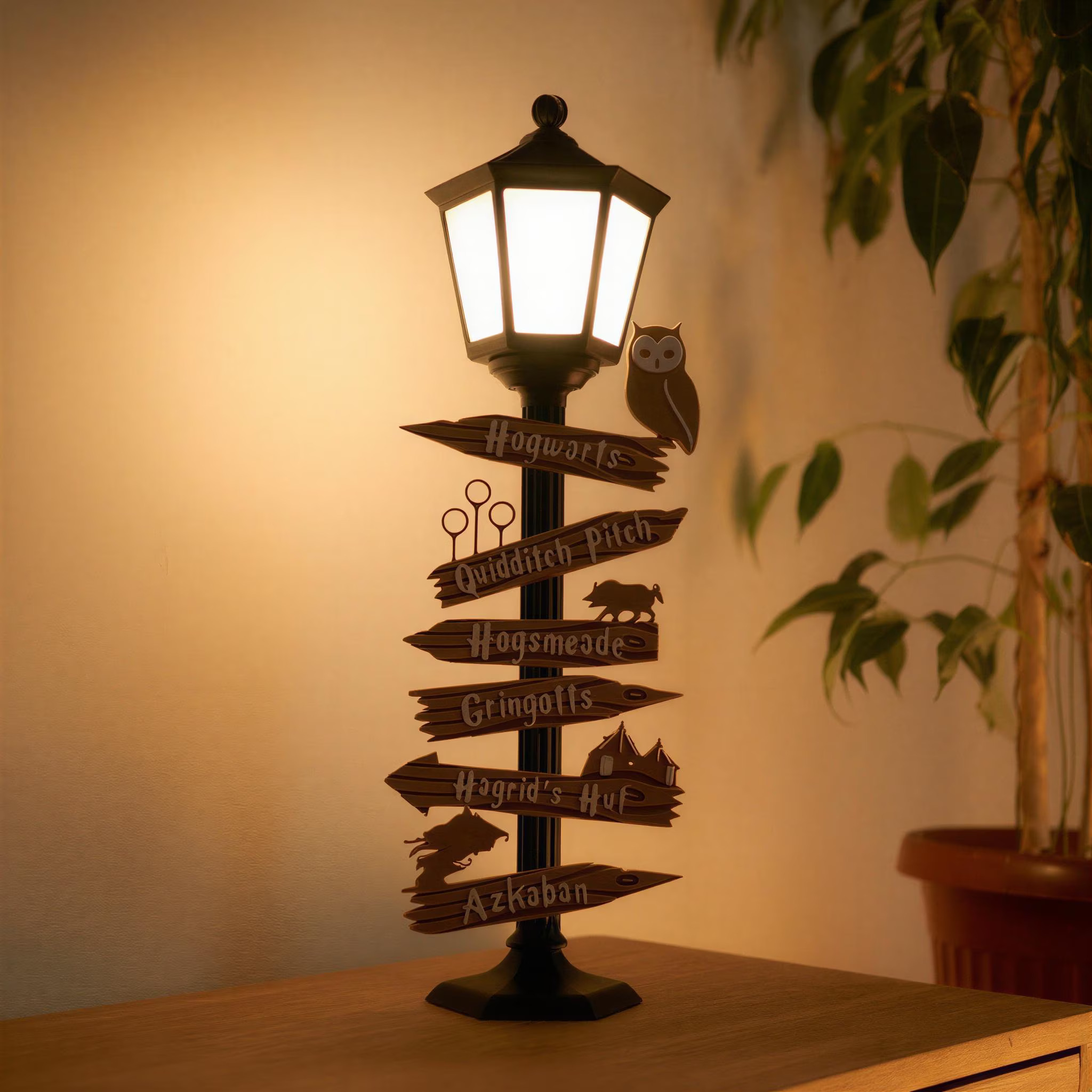 Lámpara inspiración saga HP - magos y fantasía  2