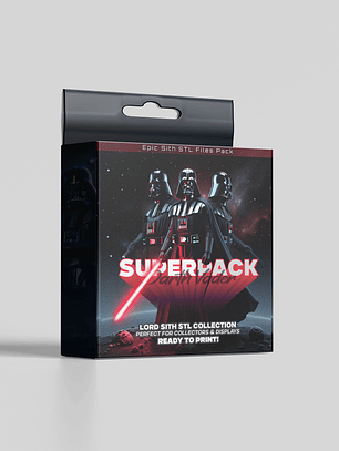SuperPack Darth Vader - Archivos STL del Lord Sith para Impresión 3D