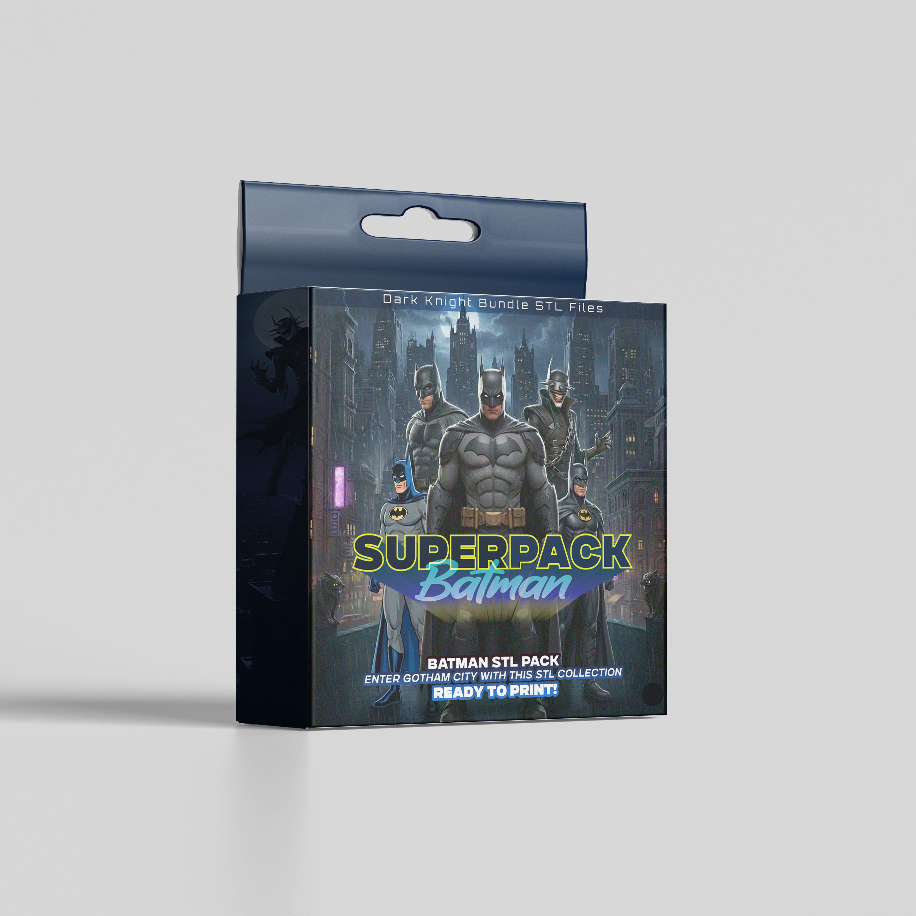 SuperPack Caballero de la noche - Archivos STL del universo Batman para Impresión 3D 1