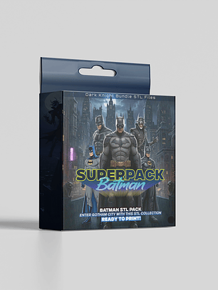 SuperPack Caballero de la noche - Archivos STL del universo Batman para Impresión 3D