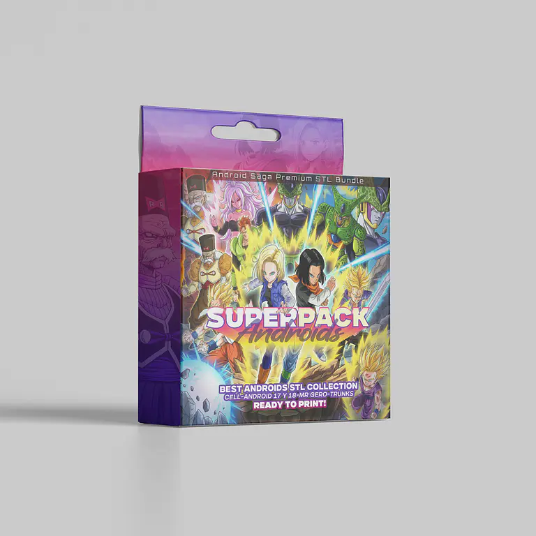SuperPack Androides DBZ - Archivos STL para Impresión 3D 1