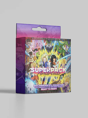 SuperPack Androides DBZ - Archivos STL para Impresión 3D