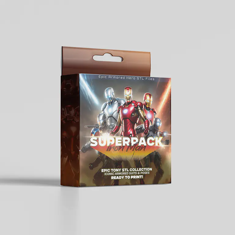 SuperPack inspirado en Ironman - Archivos STL para Impresión 3D 1