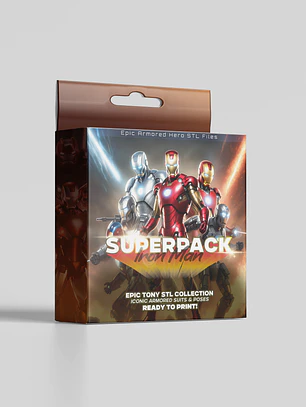 SuperPack Ironman - Archivos STL para Impresión 3D