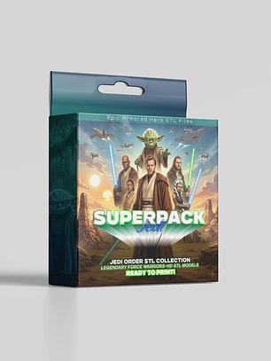 SuperPack Jedis - Archivos STL para Impresión 3D