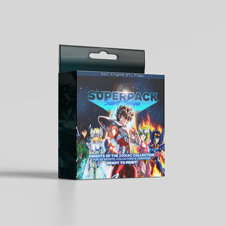 SuperPack inspirado en Saint Seiya - Archivos STL para Impresión 3D 1
