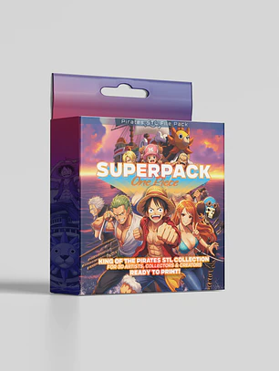 SuperPack One Piece - Archivos STL para Impresión 3D