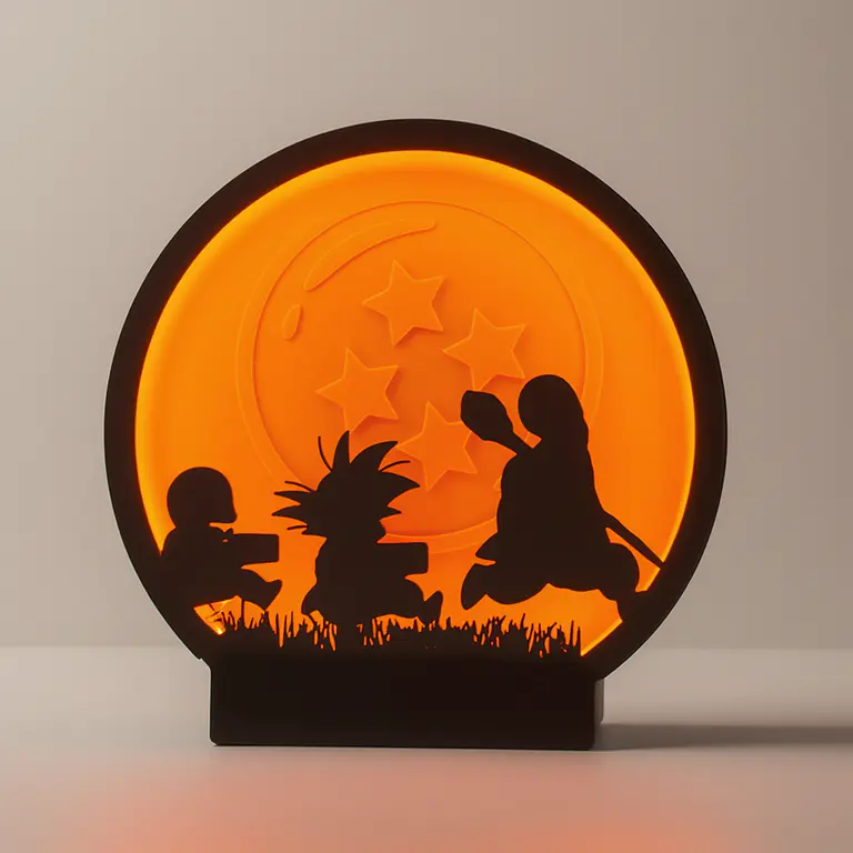 Lámpara LED - inspirado en Maestro Roshi - DBZ 1