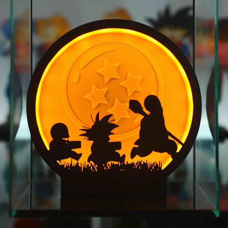 Lámpara LED - inspirado en Maestro Roshi - DBZ 2
