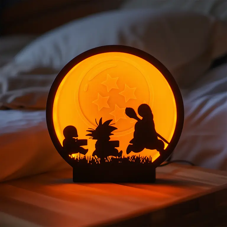 Lámpara LED - inspirado en Maestro Roshi - DBZ 3