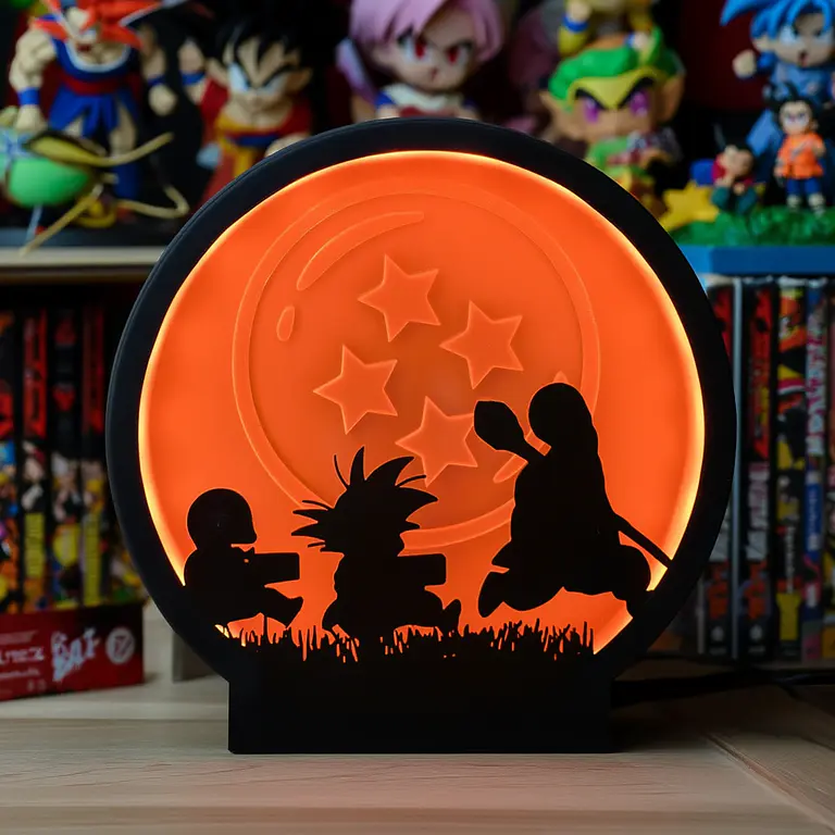 Lámpara LED - inspirado en Maestro Roshi - DBZ 4