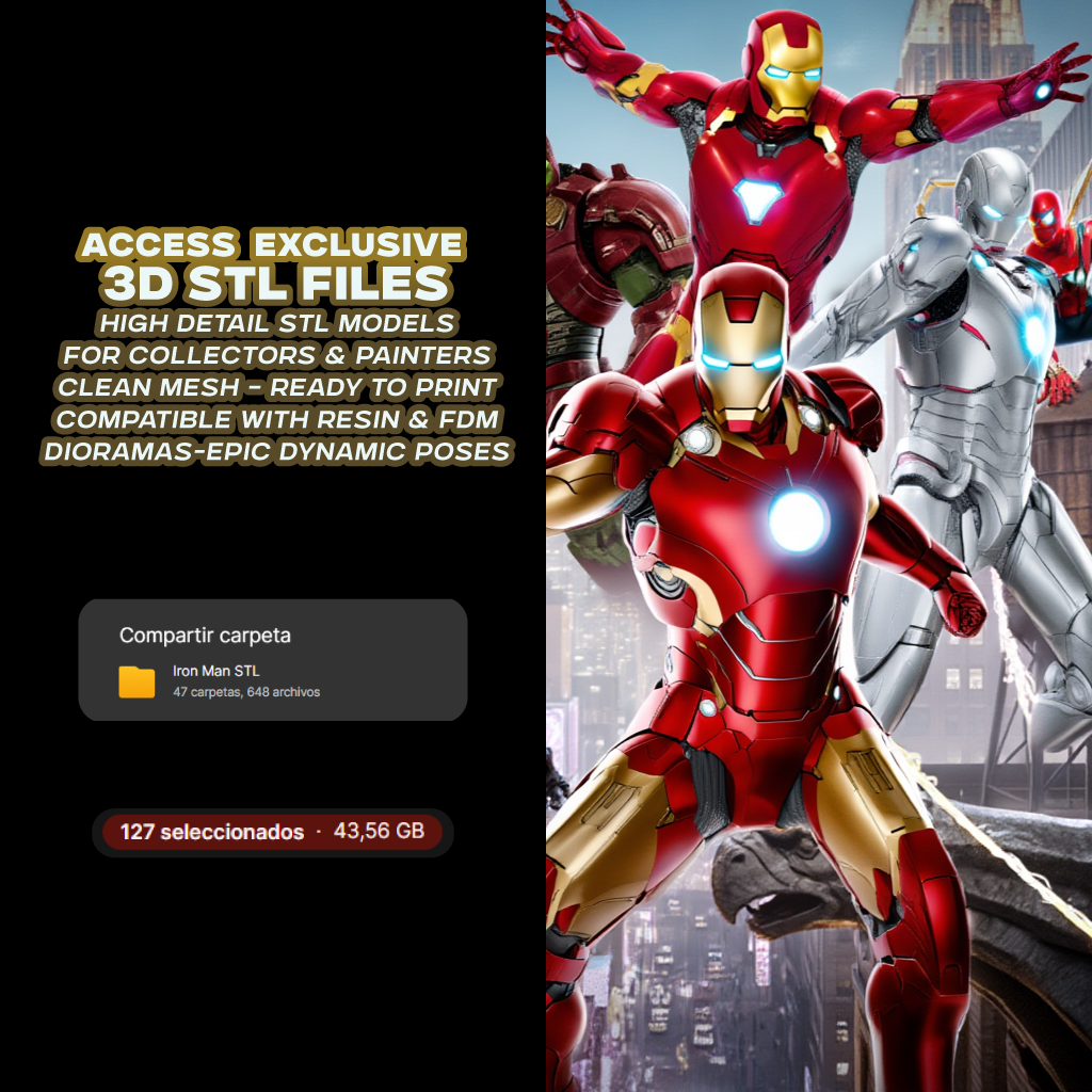 SuperPack Ironman - Archivos STL para Impresión 3D 2