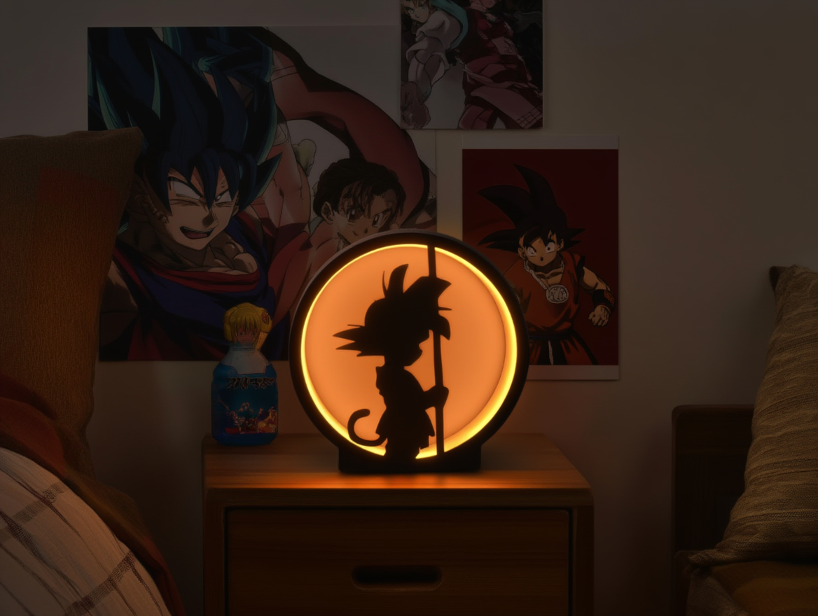 Lámpara LED - Goku Báculo - DBZ 2