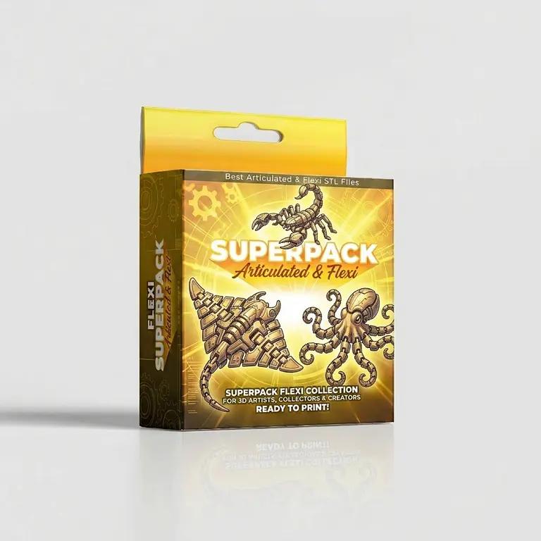 SuperPack Articulados - Archivos STL para Impresión 3D 1