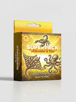 SuperPack Articulados - Archivos STL para Impresión 3D