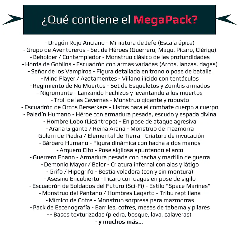 MegaPack +200GB STL Miniaturas y Tabletop 2