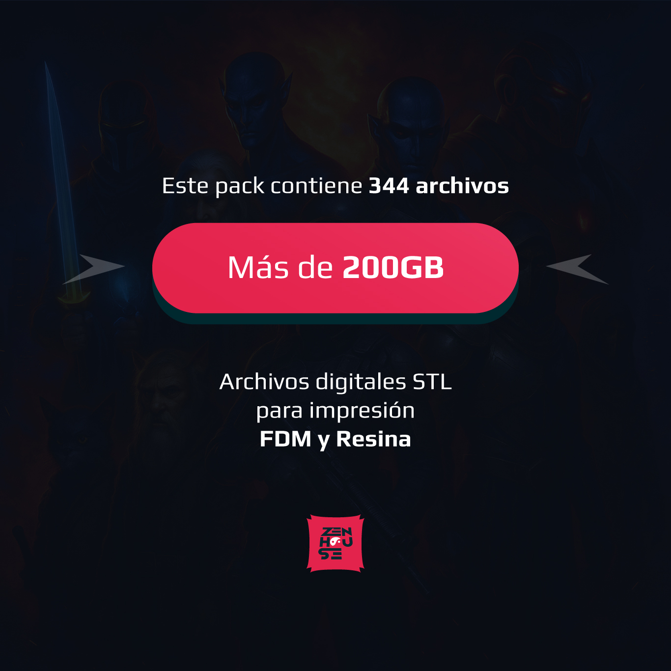 MegaPack +200GB STL Miniaturas 3