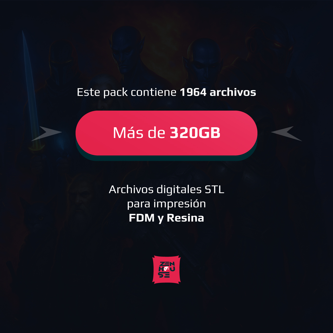 MegaPack +300GB STL Anime  3