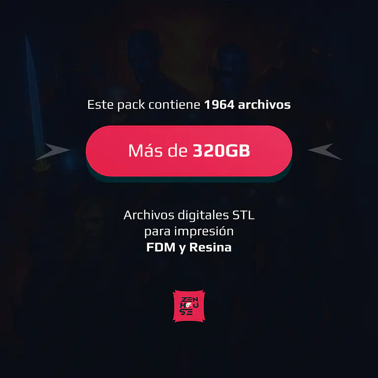 MegaPack +300GB STL inspirados en Anime 3