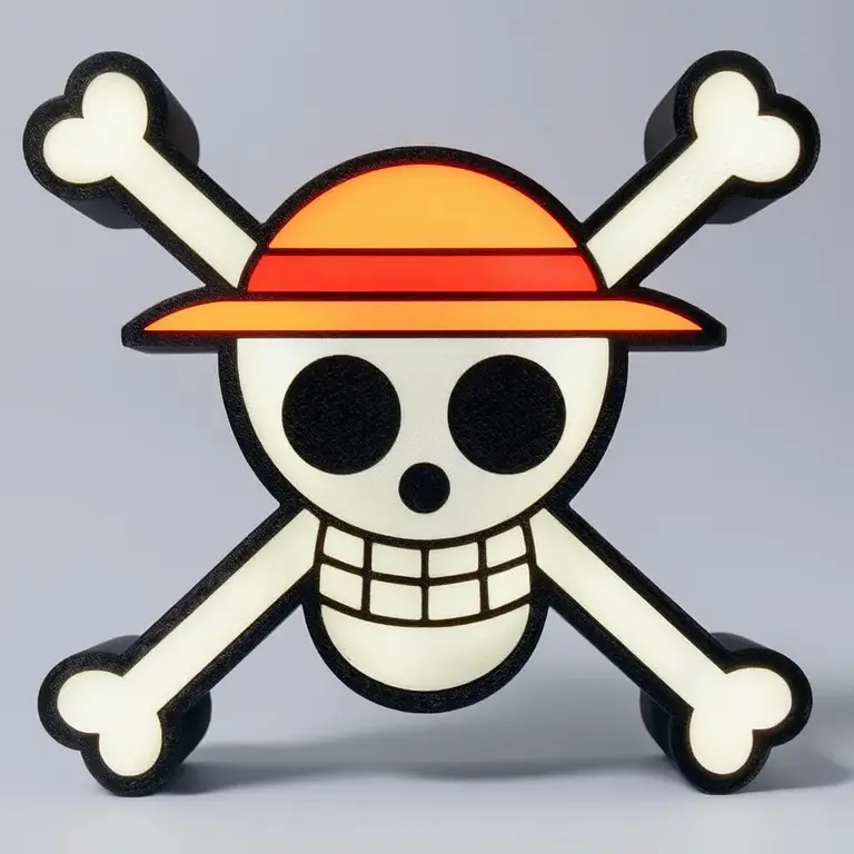 Lámpara LED One Piece – Sombrero de Paja 2