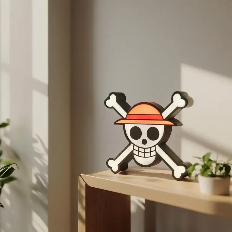 Lámpara LED One Piece – Sombrero de Paja 4