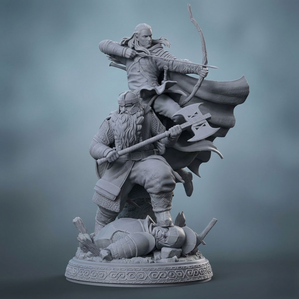 Legolas y Gimli /Diorama  3