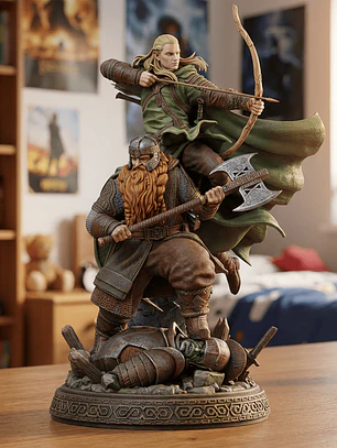 Legolas y Gimli /Diorama 