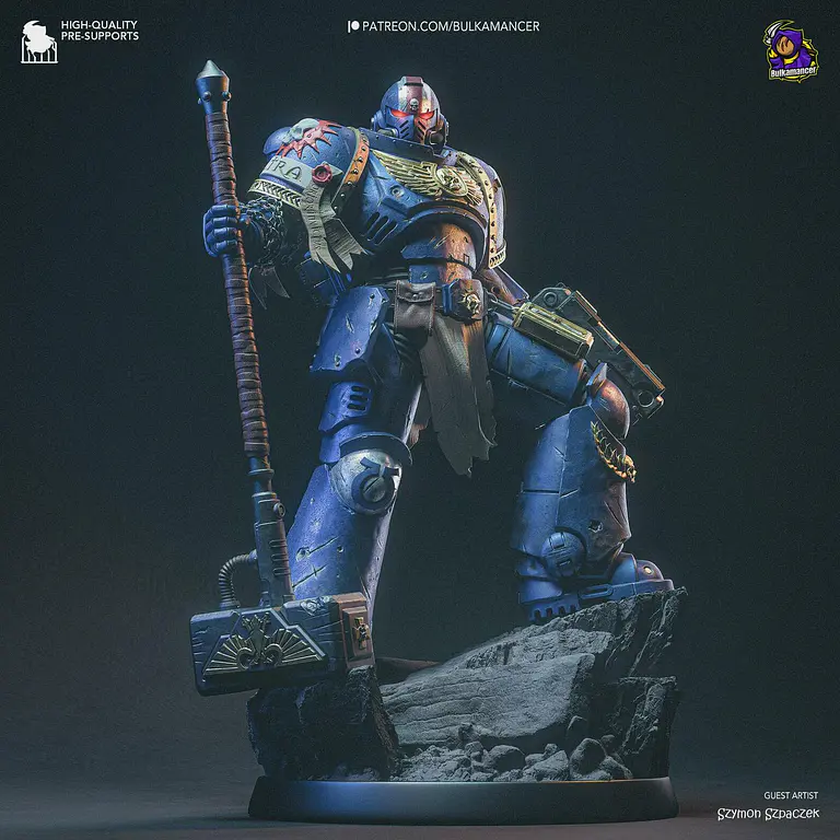 Figura Coleccionable Demetrian Titus | inspirado en Warhammer 40K | Pintado a mano 2