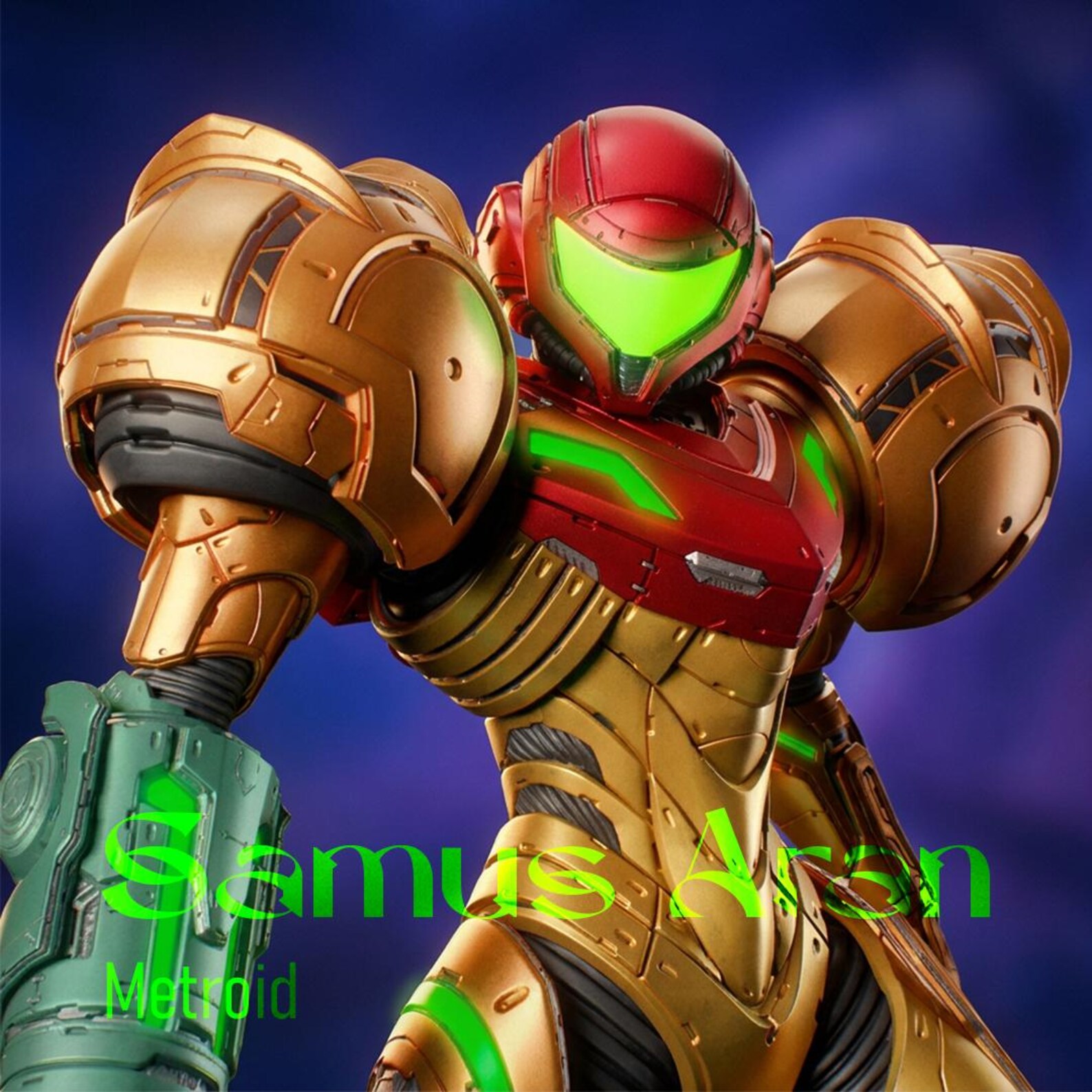 Figura Coleccionable Samus Aran | inspirado en Metroid | Pintado a mano 1