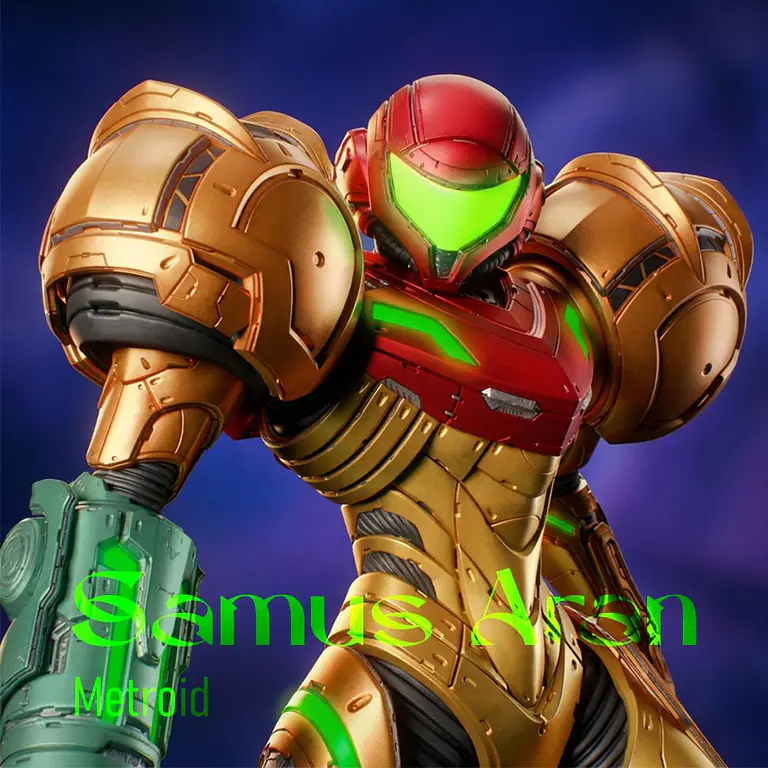 Figura Coleccionable Samus Aran | inspirado en Metroid | Pintado a mano 1