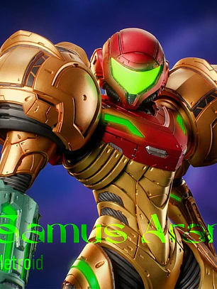 Figura Coleccionable Samus Aran | inspirado en Metroid | Pintado a mano