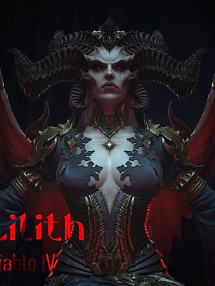 Figura Coleccionable Lilith en el Trono | inspirado en el videojuego Diablo IV | Pintado a mano