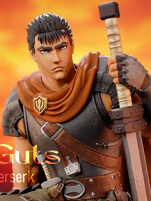 Figura Coleccionable Guts | inspirado en Berserk | Pintado a mano