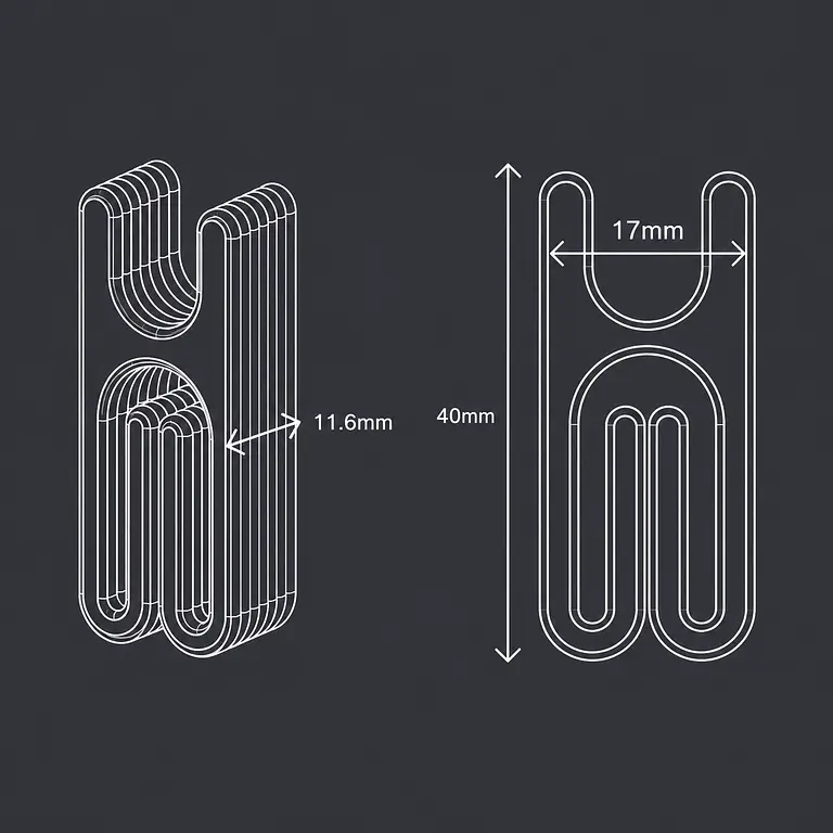 Pack 20 Clips sellador para bolsas 4