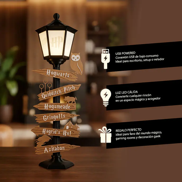 Lámpara Farol Harry Potter – Lugares Mágicos 2