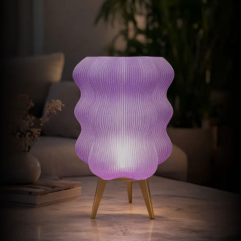 Lámpara de Mesa Ondulada 3