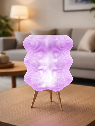 Lámpara de Mesa Ondulada