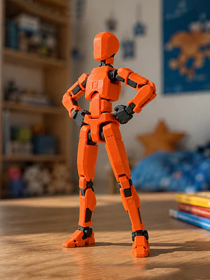 Figura Articulada Estillo Dummy