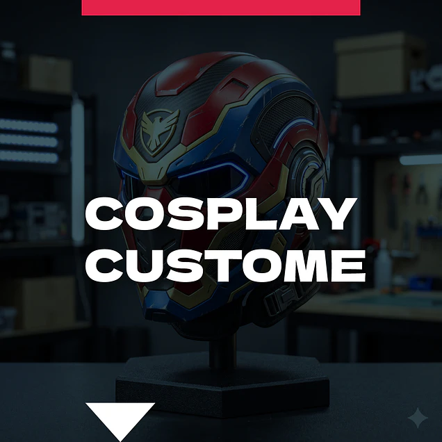 Figuras cosplay custome pintadas impresion 3D STL anime geek cultura pop comics