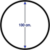 Lyra hoop. Diferentes medidas: 80, 85, 90, 95, 100 y 105 cm. Incluye eslinga de cuelgue de 20 cm. y mosquetón. (Desde: $ 55.000.-)