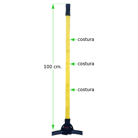 Cinta eslinga PROFESIONAL para lyra hoop o acrobacia aérea. Largo opcional: 25, 50, 75 y 100 cm.