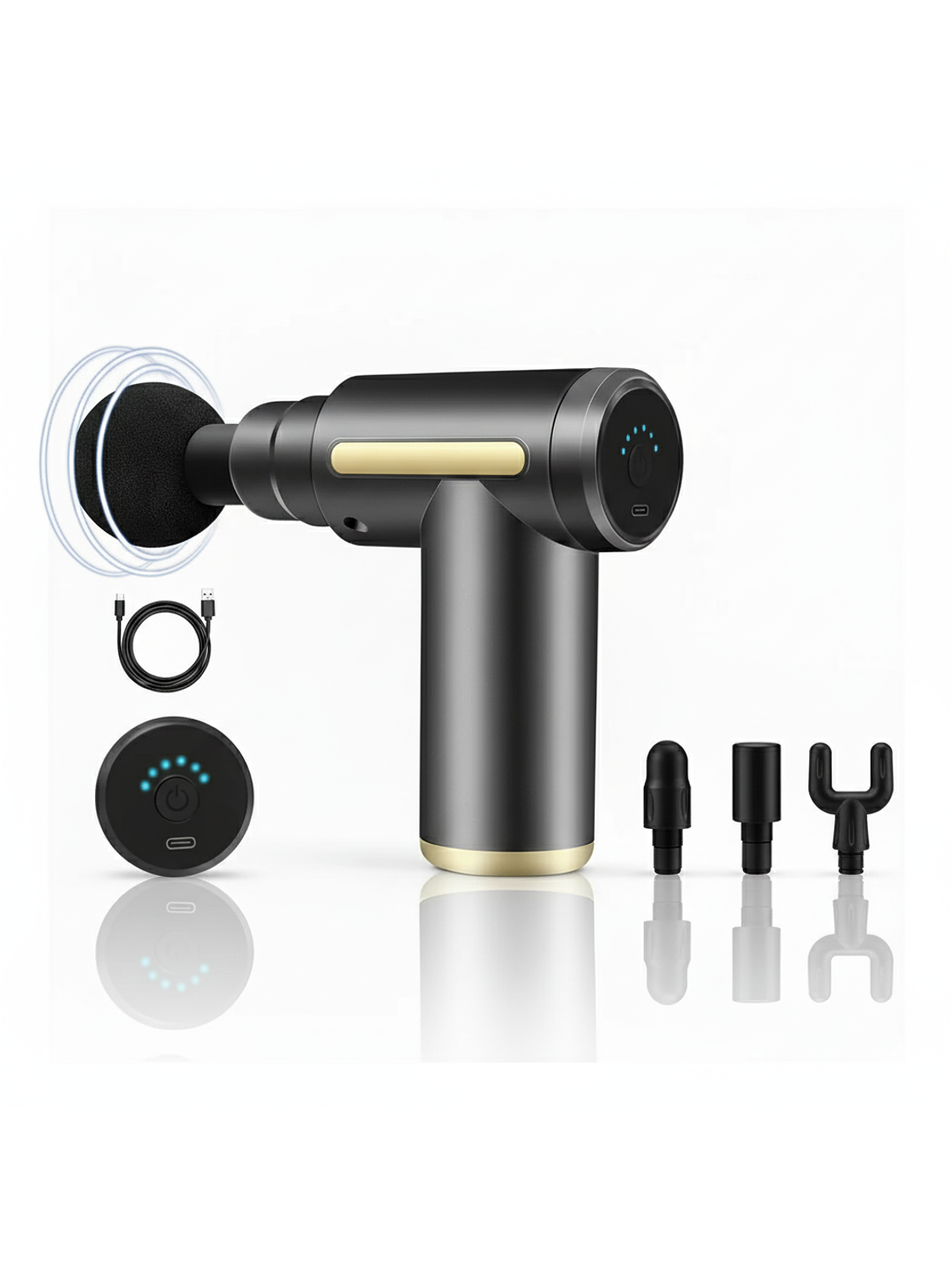 Masajeador con 7 niveles de potencia  1